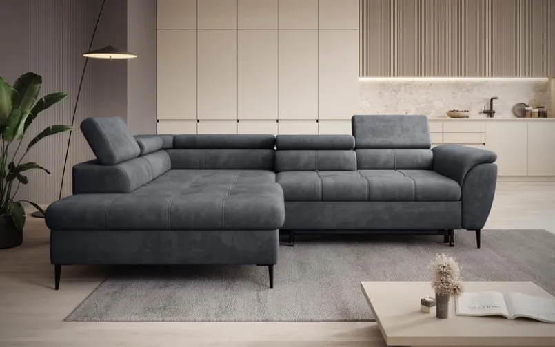 Schlafsofas|Schlafsofas| Ecksofa Tempo New Nebel