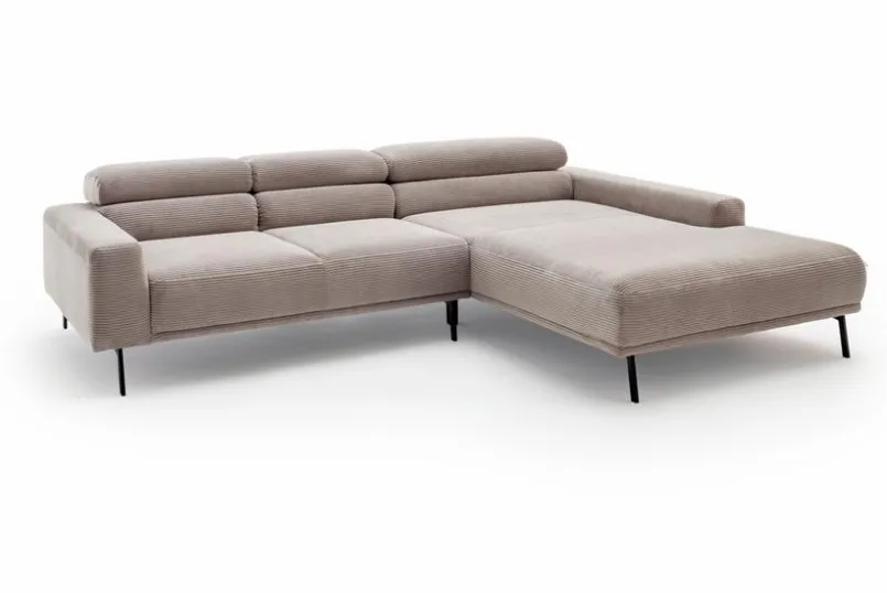 SCHÖNER WOHNEN-Kollektion Sofas & Couches-Ecksofa Tossa Taupe