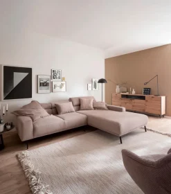 SCHÖNER WOHNEN-Kollektion Sofas & Couches-Ecksofa Tossa Taupe