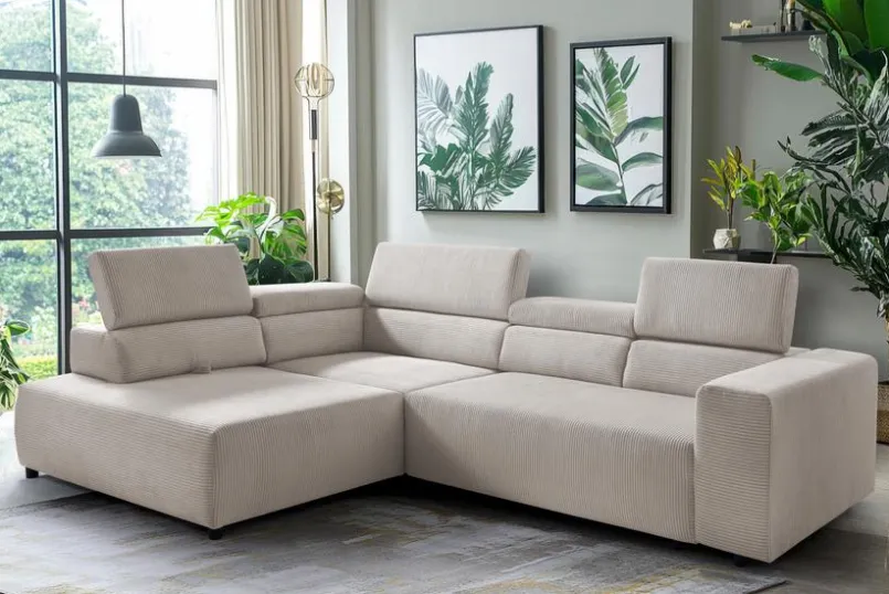 Exxpo by Gala Schlafsofas|Schlafsofas-Ecksofa Vittorio Beige