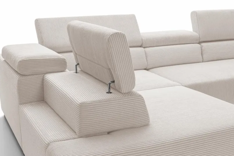 Exxpo by Gala Schlafsofas|Schlafsofas-Ecksofa Vittorio Beige