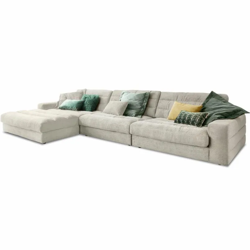 Portobello Sofas & Couches-Ecksofa Weston Light Grey
