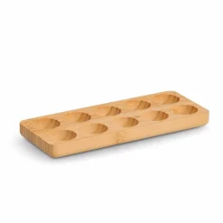 Halterungen|Geschirr| Eierhalter 24,5 x 10 cm Hellbraun