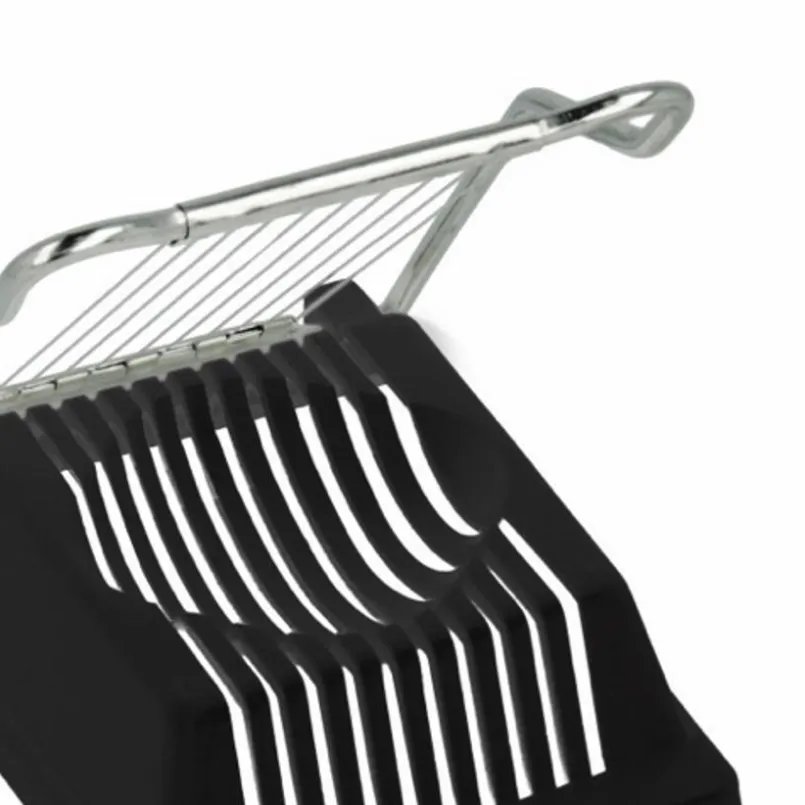 Küchenutensilien-Eierschneider 13 x 8,5 cm Schwarz