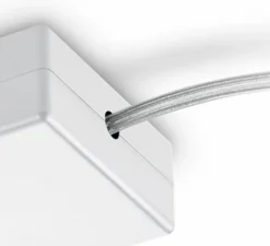 Trio Schienensysteme-Einspeisung flexibel DUOline Weiß
