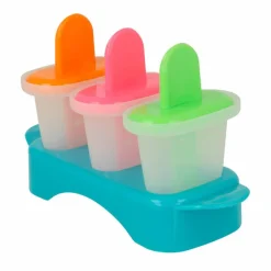 Küchenutensilien-Eisformen 3tlg. Bunt