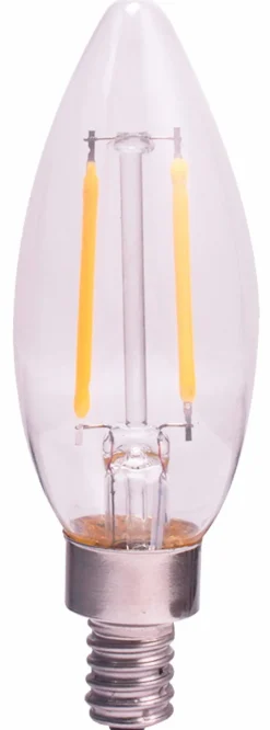 Zubehör|Lutec Ersatzleuchtmittel Solarleuchte E14 / 2 Watt Transparent