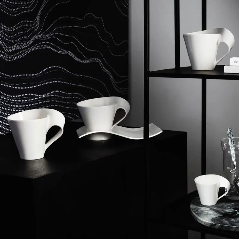 Villeroy & Boch Kaffee & Tee-Espressotasse New Wave 80 ml Weiß