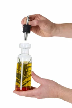 AdHoc Küchenutensilien-Essig- und Ölflasche AromaPour 300 ml Klar