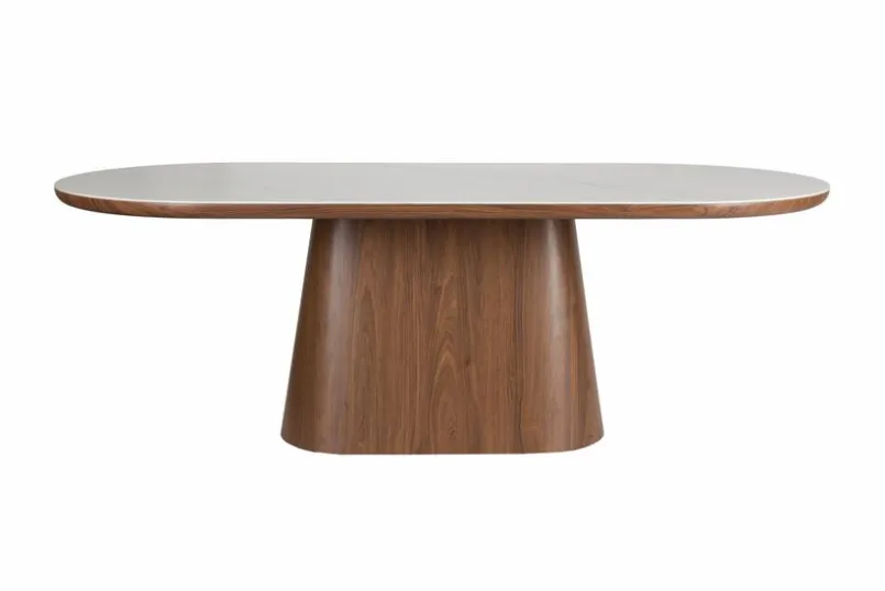 DAHEIM Esstische-Esstisch Alimra 180 x 90 cm Walnuss
