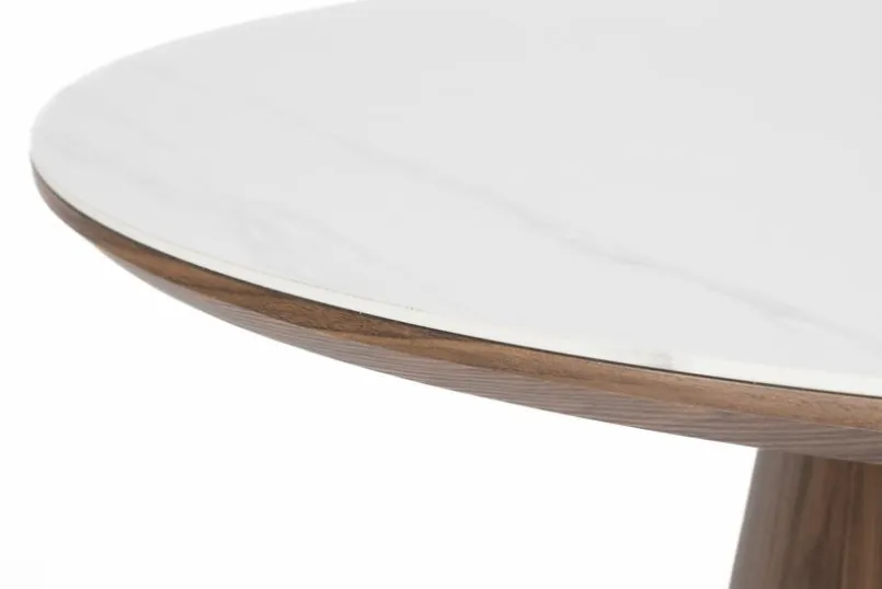 DAHEIM Esstische-Esstisch Almira Ø 115 cm Walnuss