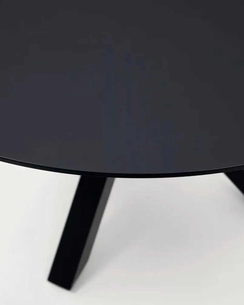 DAHEIM Esstische-Esstisch Argo Ø 120 cm Schwarz