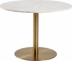 Actona Esstische-Esstisch Corby Ø 105 cm Weiß
