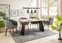 Portobello Esstische-Esstisch Denver 160 x 90 cm Wildeiche