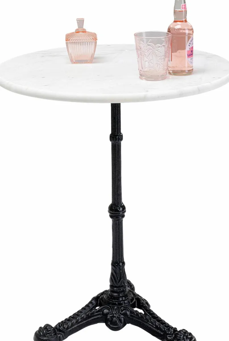 Balkontische|Gartentische|KARE DESIGN Esstisch Kaffeehaus 85157 Ø 60 cm Weiß