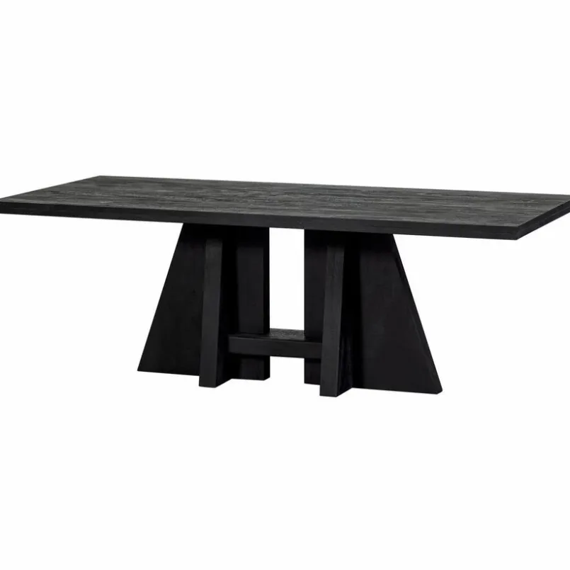 DAHEIM Esstische-Esstisch Kean 220 x 100 cm Schwarz