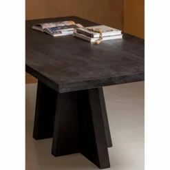DAHEIM Esstische-Esstisch Kean 220 x 100 cm Schwarz