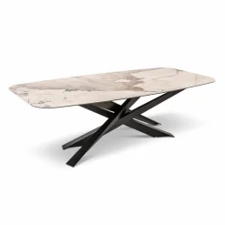 cattelan italia Esstische-Esstisch Lancer Keramik 240 x 120 cm Beige