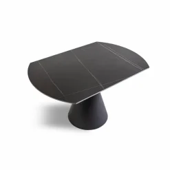 Esstische-Esstisch mit Auszug Natal 90/135 x 135 cm Stone