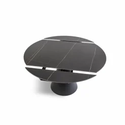 Esstische-Esstisch mit Auszug Natal 90/135 x 135 cm Stone