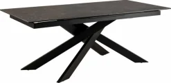 Esstische|set one by Musterring Esstisch mit Auszug Baltimore 200/250 x 100 cm Schwarz