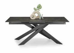 Esstische|set one by Musterring Esstisch mit Auszug Baltimore 200/250 x 100 cm Schwarz
