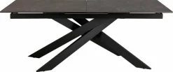 Esstische|set one by Musterring Esstisch mit Auszug Baltimore 200/250 x 100 cm Schwarz