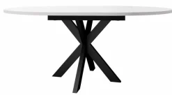 Esstisch mit Auszug Big System Ø 130/ 140 cm<Mäusbacher