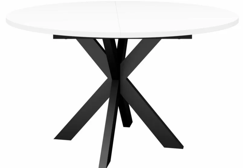 Esstisch mit Auszug Big System Ø 130/ 140 cm<Mäusbacher