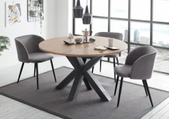 Esstisch mit Auszug Big System Ø 110/150 cm<Mäusbacher Outlet