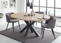Esstisch mit Auszug Big System Ø 110/150 cm<Mäusbacher Outlet