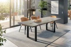 Mäusbacher Esstische-Esstisch mit Auszug Big System 160 (210) x 90 cm Graphit