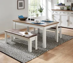 Esstisch mit Auszug Jasmin 160 x 90 cm<Innostyle