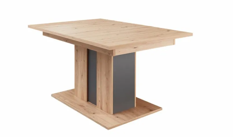 Innostyle Esstische-Esstisch mit Auszug Memphis 160/210 x 90 cm Artisan-Eiche