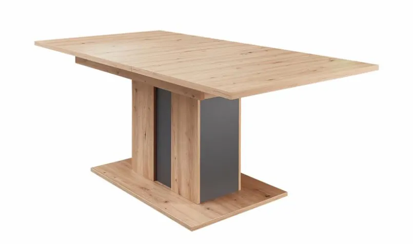 Innostyle Esstische-Esstisch mit Auszug Memphis 160/210 x 90 cm Artisan-Eiche