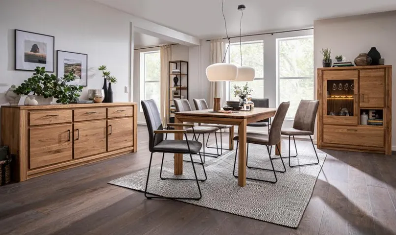 MAISON Esstische-Esstisch mit Auszug Milwaukee 180/280 x 90 cm Eiche