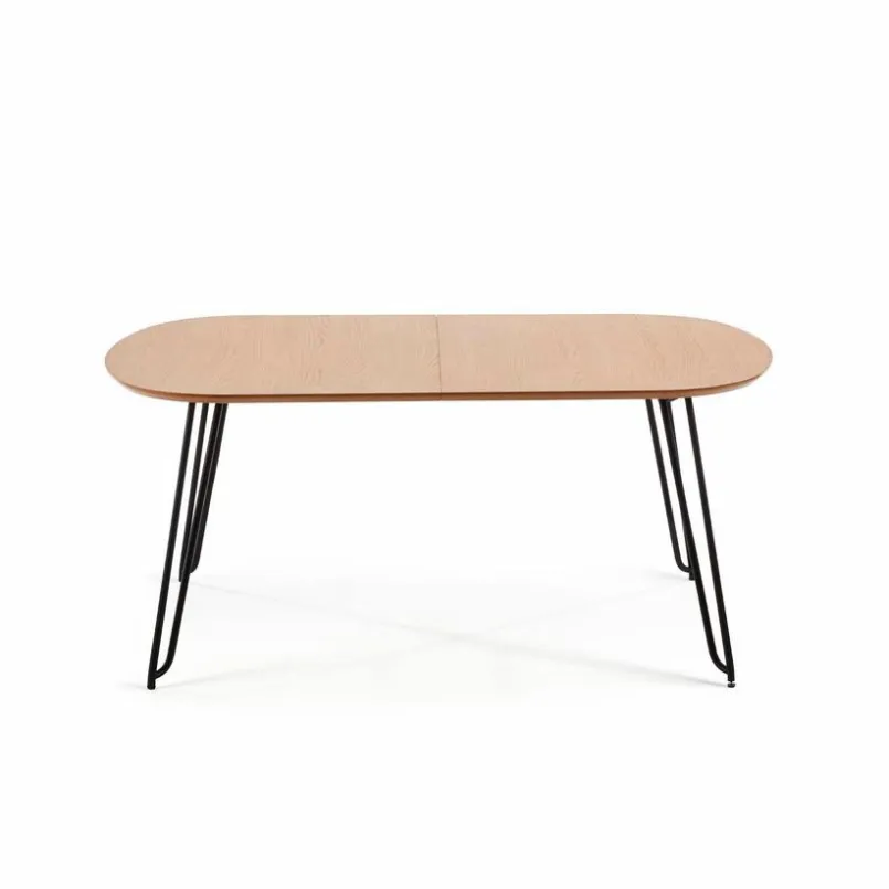 Kave Home Esstische-Esstisch mit Auszug Novaks 170/320 x 100 cm Eiche
