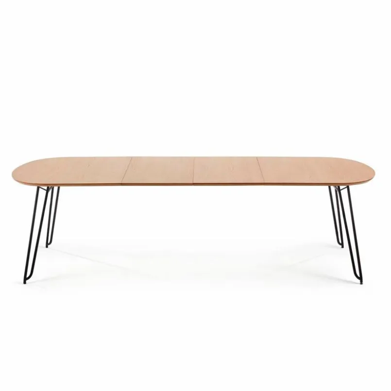 Kave Home Esstische-Esstisch mit Auszug Novaks 170/320 x 100 cm Eiche