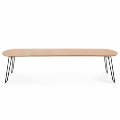 Kave Home Esstische-Esstisch mit Auszug Novaks 170/320 x 100 cm Eiche