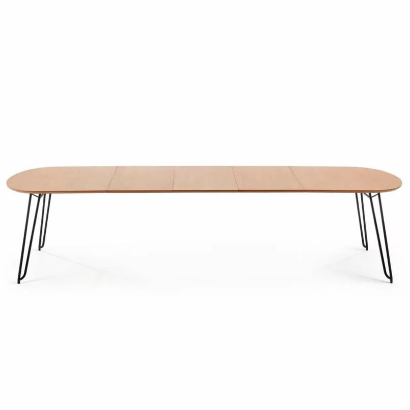 Kave Home Esstische-Esstisch mit Auszug Novaks 170/320 x 100 cm Eiche