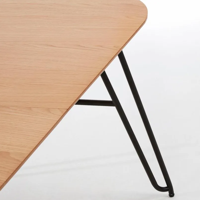Kave Home Esstische-Esstisch mit Auszug Novaks 170/320 x 100 cm Eiche