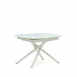 Kave Home Esstische-Esstisch mit Auszug Yodalia 130/190 x 100 cm Weiß