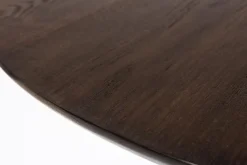 Esstische|White Label Esstisch Raku Ø 110 cm Schwarz