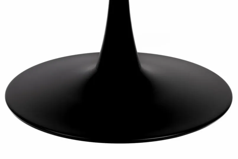 Esstische|White Label Esstisch Raku Ø 110 cm Schwarz