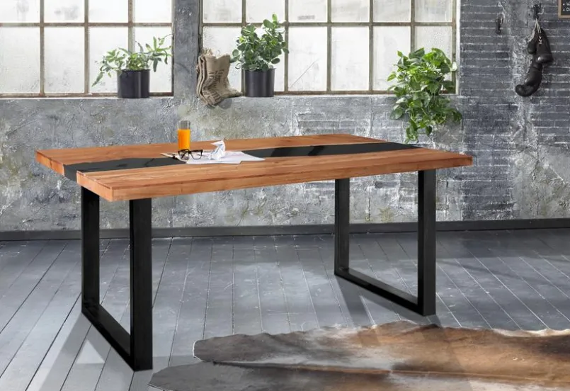 Esstisch Resin 180 x 90 cm<WOLFMÖBEL Outlet
