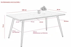 Esstisch Sabine 160 x 90 cm<Hela New
