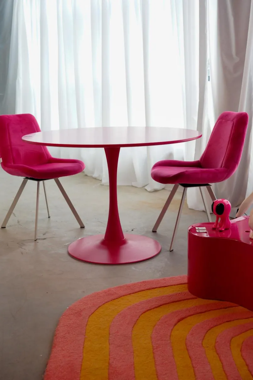 KARE DESIGN Esstische-Esstisch Schickeria 71084 Ø 110 cm Pink