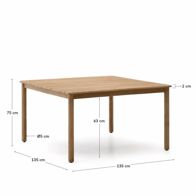 Esstisch Sori 135 x 135 cm<Kave Home Outlet