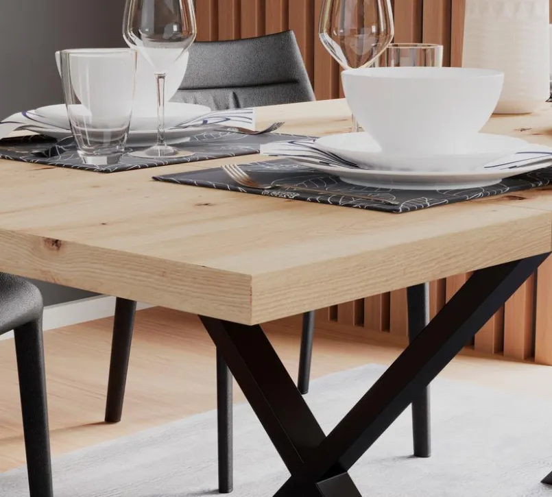 FORTE Esstische-Esstisch Tables 180 x 90 cm Eiche Artisan