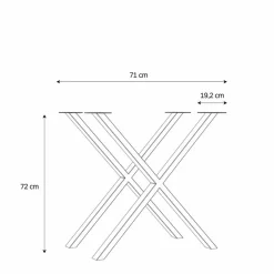 FORTE Esstische-Esstisch Tables 180 x 90 cm Eiche Artisan